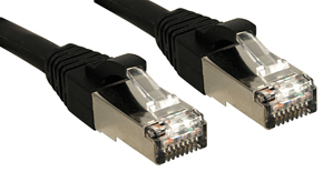 Lindy 45608 networking cable Black 15 m Cat6 S/FTP (S-STP)