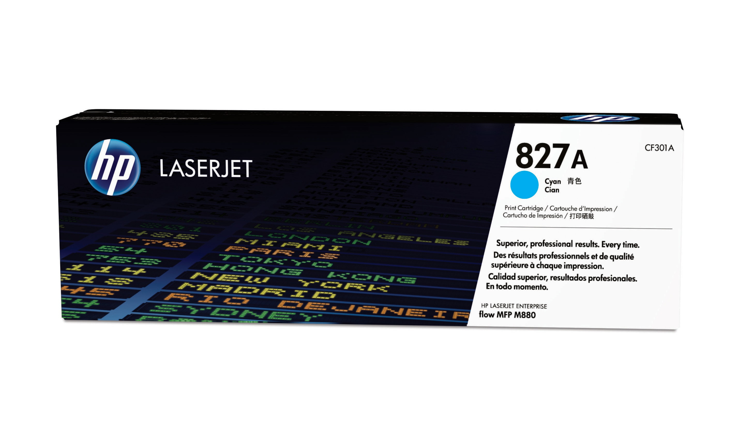 hp cf301a/827a toner cyan, 32k pages iso/iec 19798 for hp color...