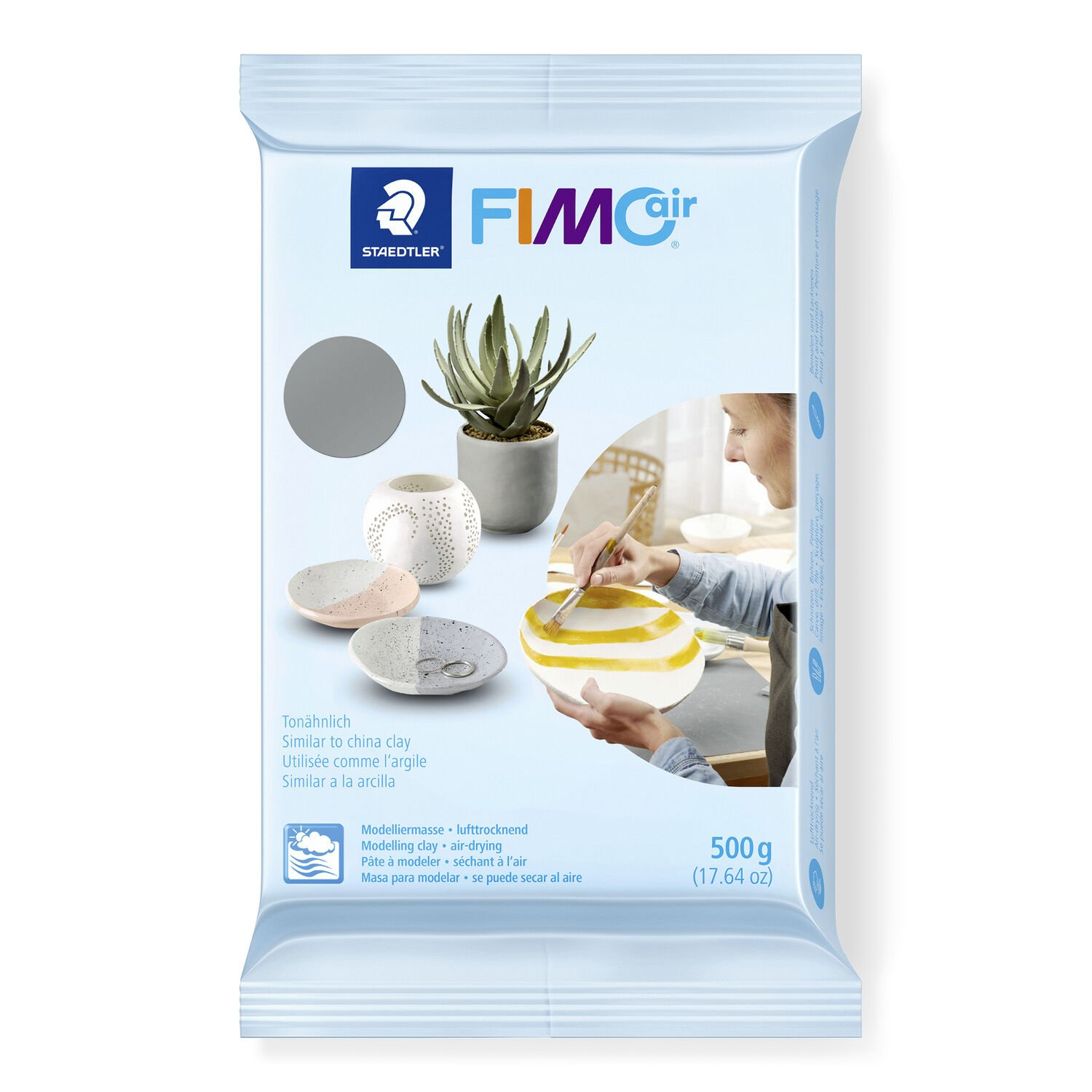 EU Product - Mod.masse FimoAir Effect 500g  grau retail thumbnail