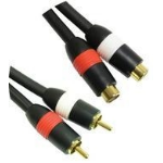 Microconnect 2xRCA - 2xRCA (3m) audio cable Black  Chert Nigeria