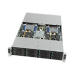 Intel H2312JFQJR server barebone Intel® C602 LGA 2011 (Socket R) Rack (2U) Black, Metallic