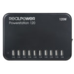 RealPower Power Station 120 Smartphone, Tablet Zwart AC Binnen
