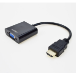 Rocstor Y10A187-B1 video cable adapter VGA (D-Sub) HDMI Type A (Standard) Black