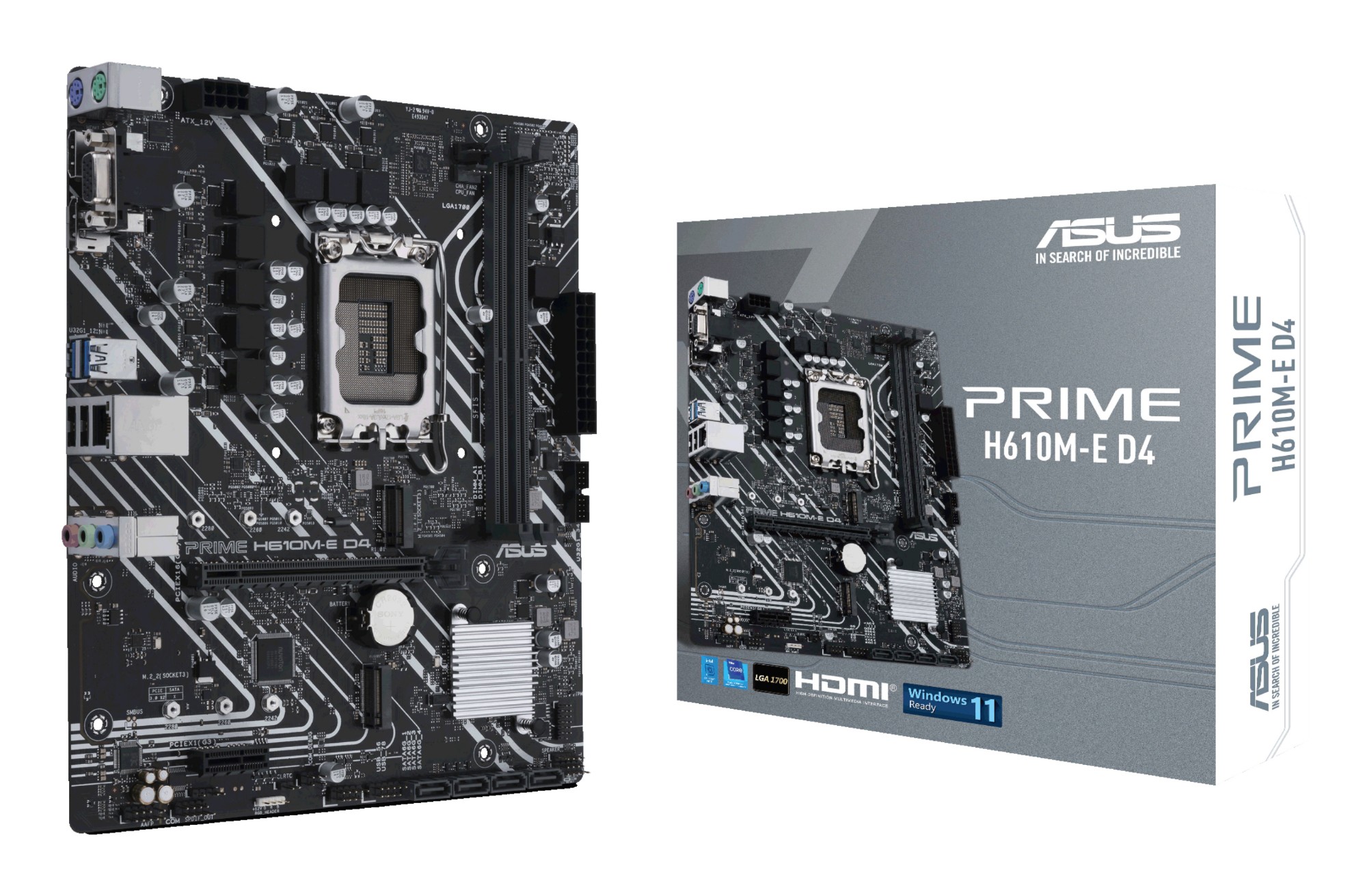 PRIME H610M-E D4 Intel H610 LGA 1700 micro ATX