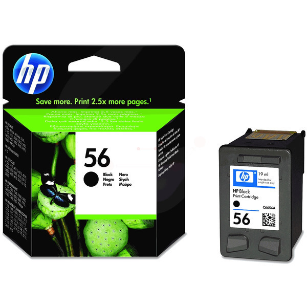 HP C6656AE#241/56 Printhead cartridge black Blister with security. 520