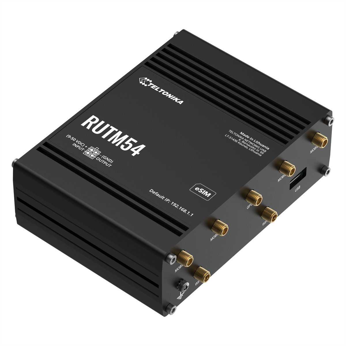 EU Product -  Router RUTM54 5G eSIM Telit - Router - WLAN thumbnail