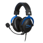 HP Cloud - Gaming Headset - PS4 (Black-Blue) Wired Head-band Black, Blue