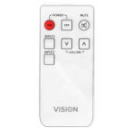 Vision TC3-AMP RC remote control IR Wireless Press buttons