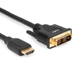 Rocstor Y10C266-B1 video cable adapter 39.4" (1 m) HDMI Type A (Standard) DVI-D Black