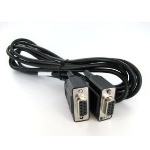 HPE DB9 f/f 2.5m serial cable Black