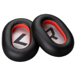 Poly Voyager 8200 Black Leatherette Ear Cushions (2 Pieces)