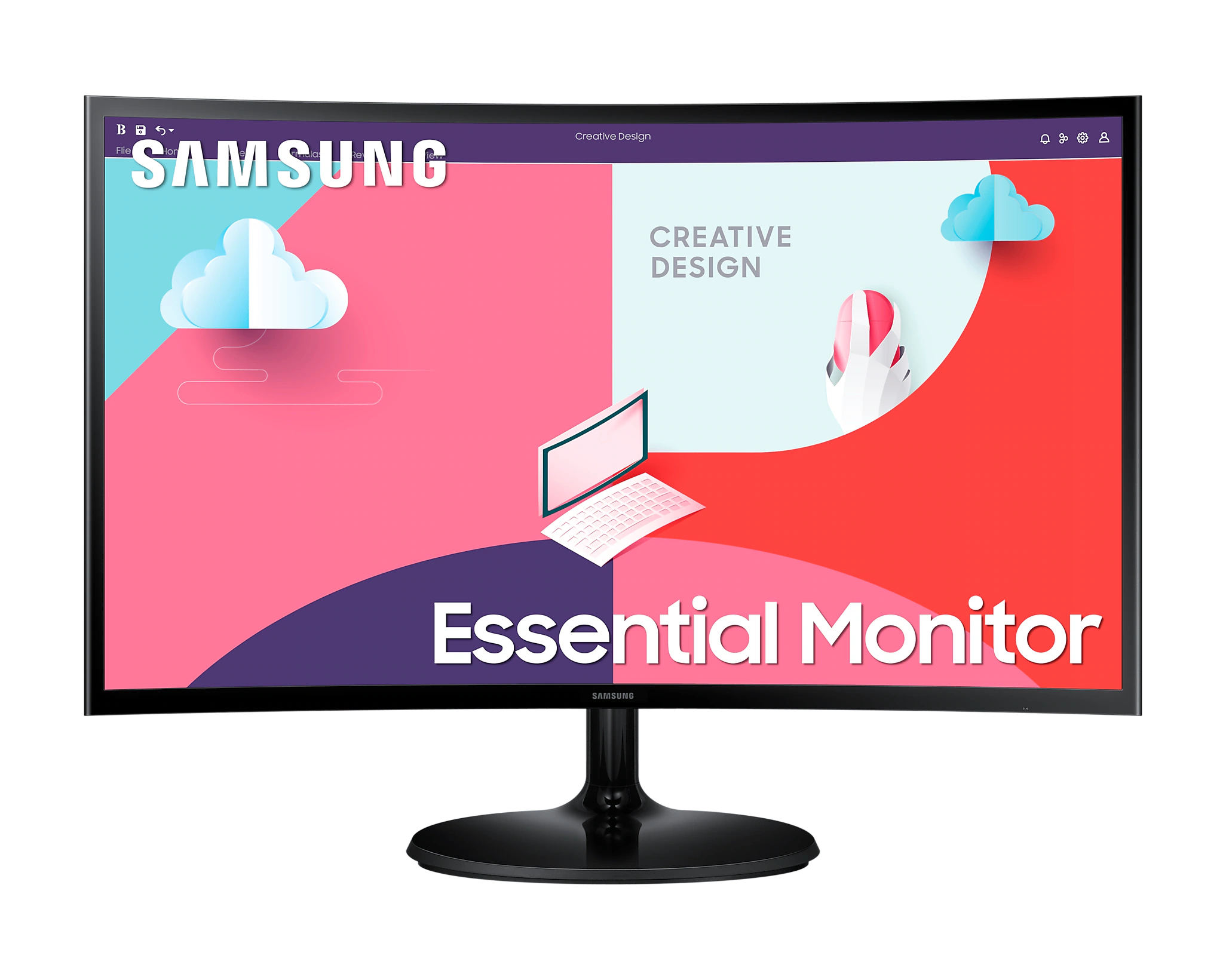 Image of Samsung 24 INCH FULL HD CURVED MONITOR computer monitor 1920 x...