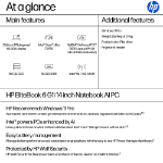 HP EliteBook 6 G1i AI Intel Core Ultra 7 255U Laptop 35.6 cm (14") WUXGA 16 GB DDR5-SDRAM 512 GB SSD Wi-Fi 6E (802.11ax) Windows 11 Pro AI PC Silver