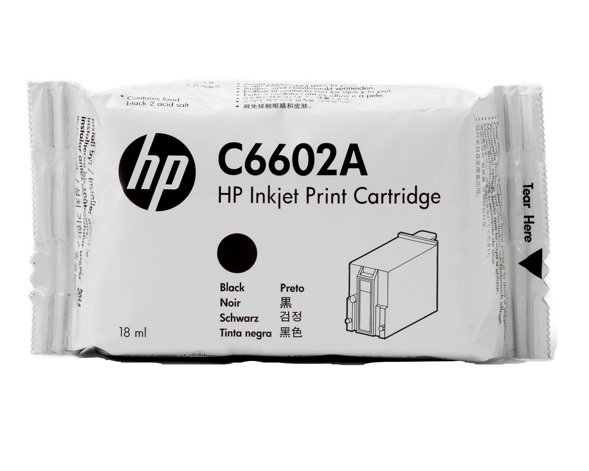 HP C6602A Printhead cartridge black 18ml for HP Addmaster IJ 6000