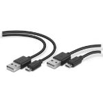 SPEEDLINK SL-450104-BK USB cable 3 m USB A Micro-USB A Black