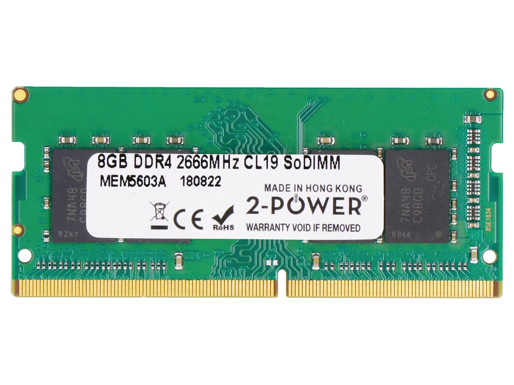 Image of 2-Power 2P-CT8G4SFRA266 memory module 8 GB 1 x 8 GB DDR4 2666 MHz