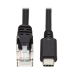 Tripp Lite U209-006-RJ45XC cambiador de género para cable RJ-45 USB Type-C Negro