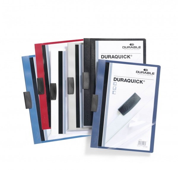 Image of Durable Duraquick report cover White Plastic