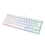 Deltaco Gaming GAM-075-W-DE keyboard USB QWERTZ German White
