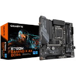 GIGABYTE B760M GAMING X AX DDR4 Motherboard - Supports Intel Core 14th Gen CPUs, 8+1+1 Phases Digital VRM, up to 5333MHz DDR4 (OC), 2x PCIe 4.0 M.2, Wi-Fi 6E, 2.5GbE LAN, USB 3.2 Gen 2