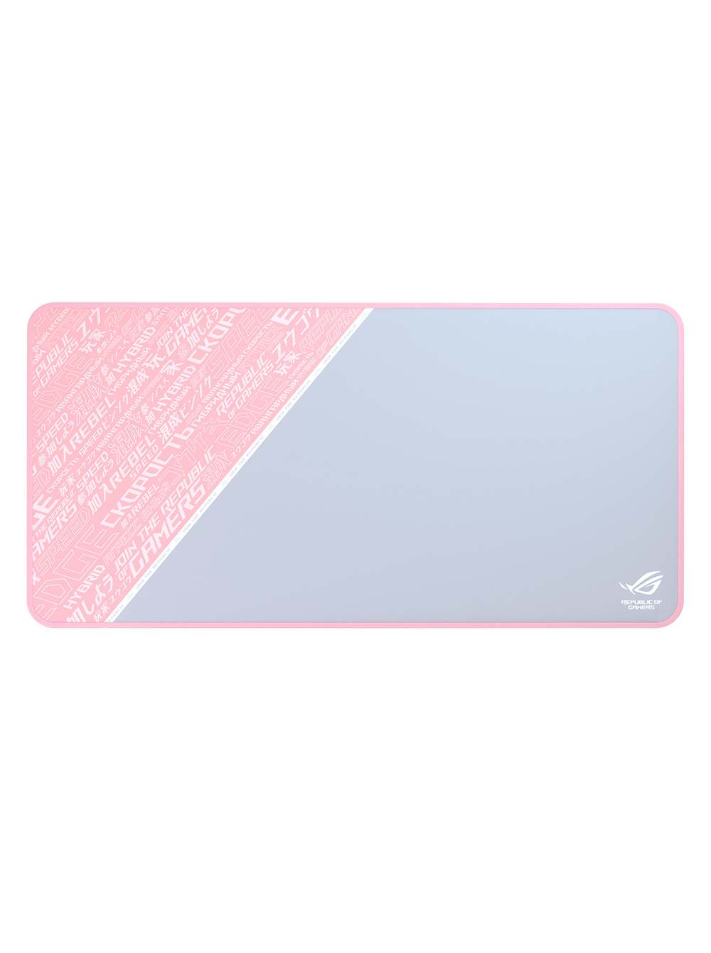 Asus Rog Sheath Pnk Ltd Grey Pink White Gaming Mouse Pad