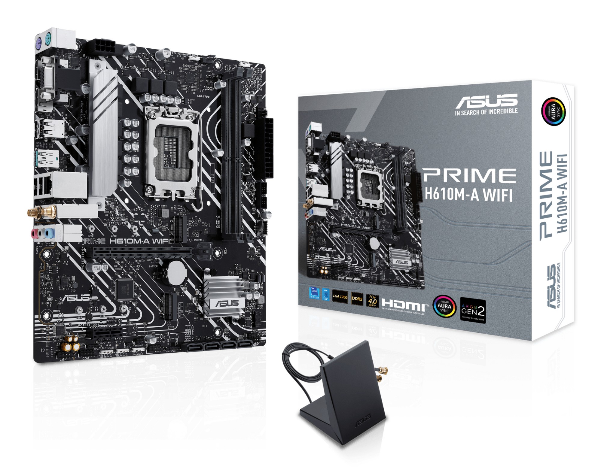 ASUS PRIME H610M-A WIFI Intel H610 LGA 1700 micro ATX