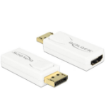 DeLOCK 65572 cable gender changer Displayport 1.2 HDMI White