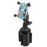 RAM Mounts X-Grip Phone Mount with RAM-A-CAN II Cup Holder Base