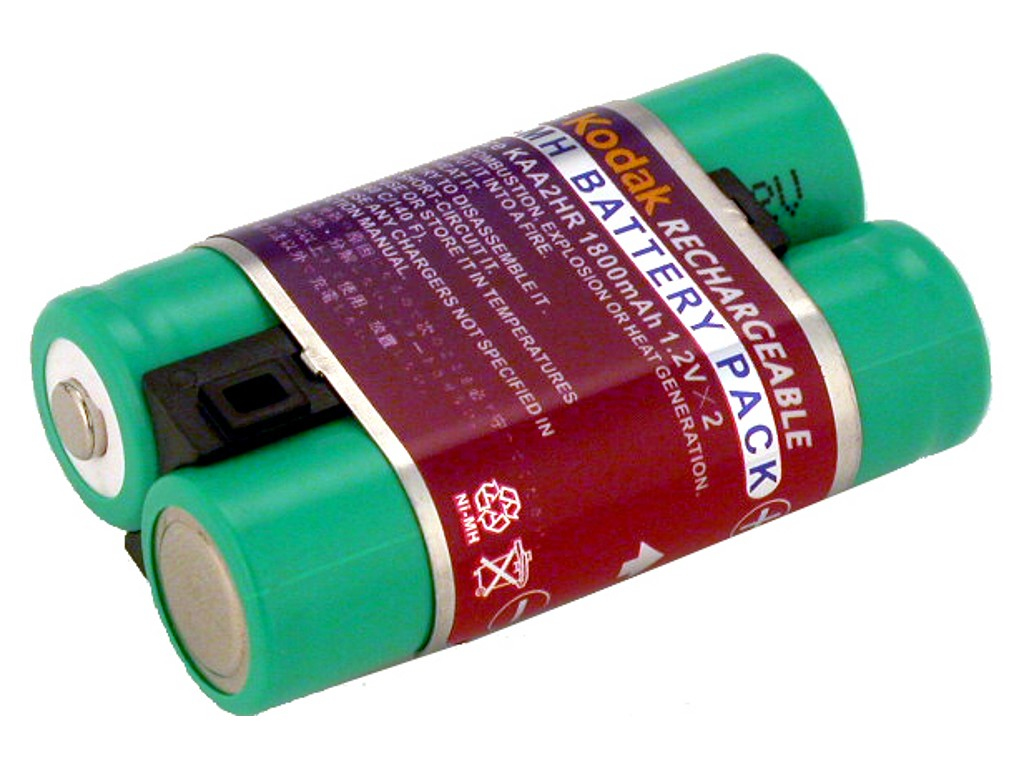2-Power Digital Camera Battery 2.4v 1800mAh