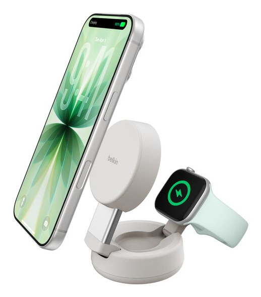 Belkin Ultracharge Pro Smartphone. Smartwatch Sand Usb Wireless Chargi