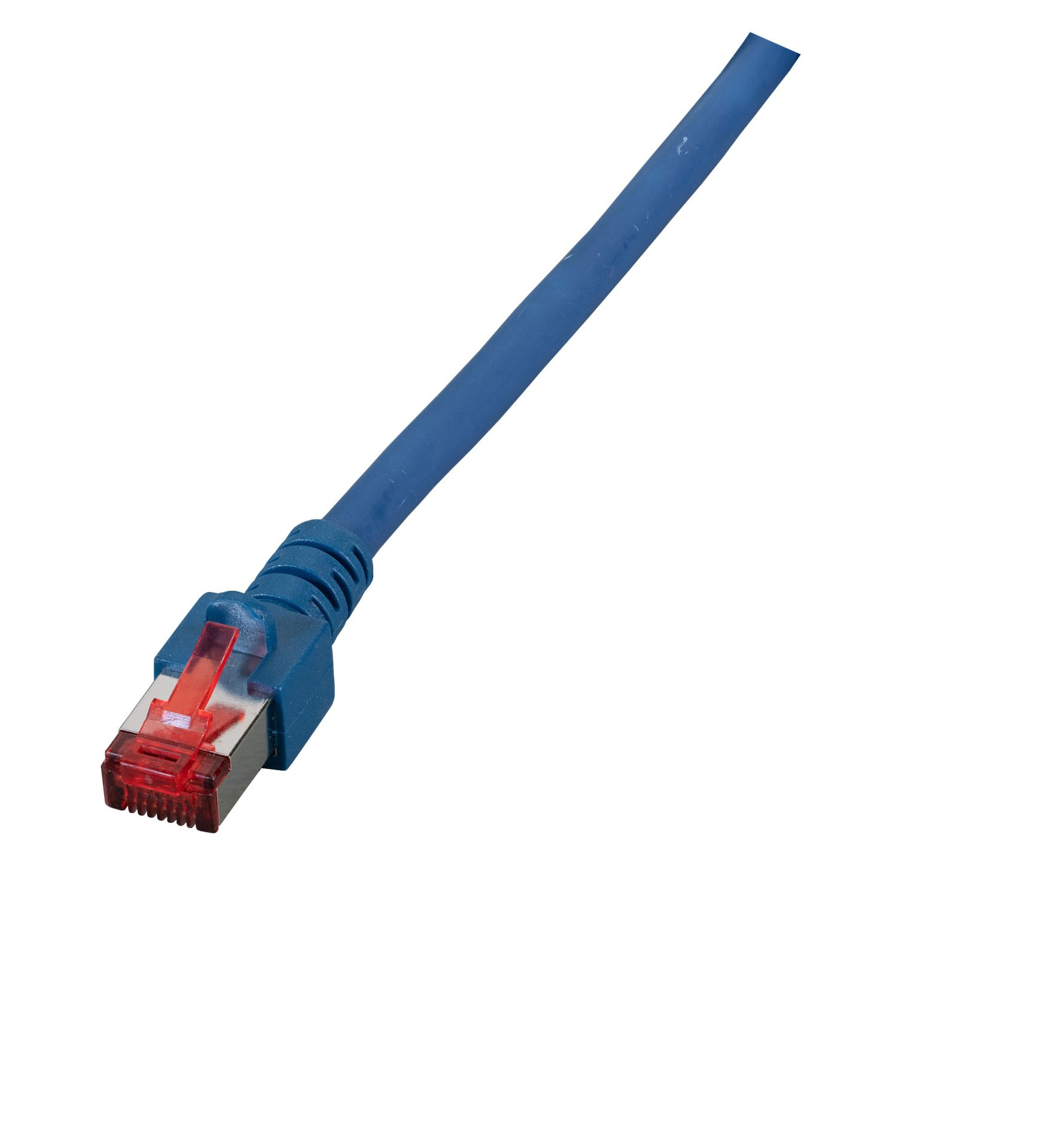 EU Product - RJ45 Patchkabel S/FTP Cat.6A LSZH  0.15m blau thumbnail