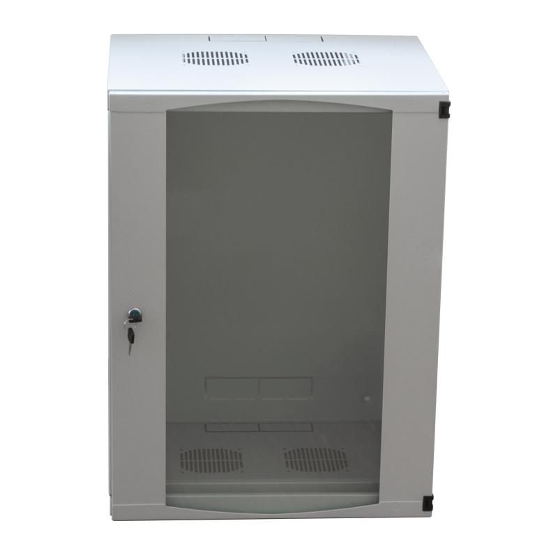 Image of LogiLink W12F64G rack cabinet 12U Wall mounted rack Grey