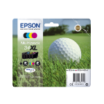 Epson C13T34664510/34 Ink cartridge multi pack Bk,C,M,Y EasyMail 6,1ml + 3x4,2ml Pack=4 for Epson WF-3720