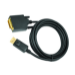 Siig CB-DP1A11-S2 video cable adapter 124.4" (3.16 m) DisplayPort DVI-D Black