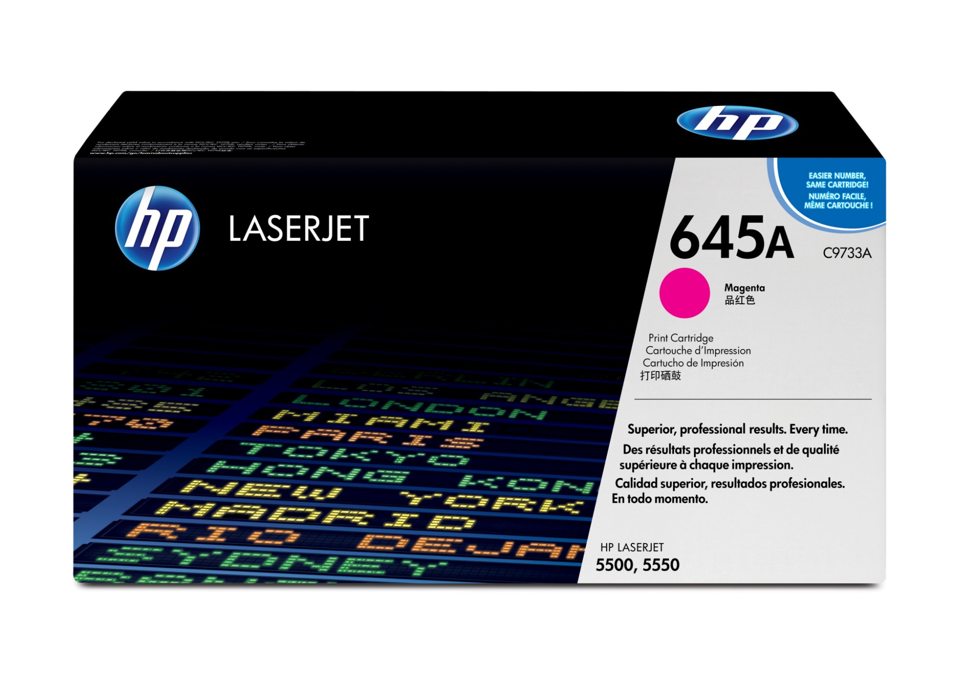 HP C9733A/645A Toner cartridge magenta. 12K pages/5% for Canon LBP-86