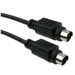 ICIDU S-Video Cable, 2m S-videokabel S-Video (4-pin) Zwart