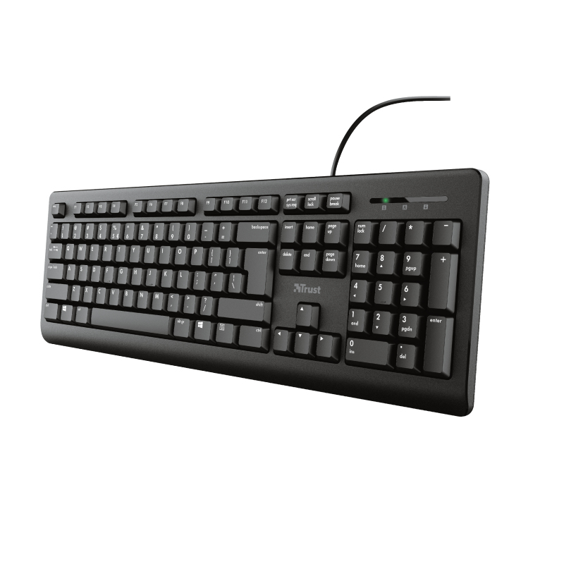 Image of Trust TK-150 keyboard USB QWERTY UK English Black