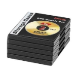 Hama 00051294 optical disc case DVD case 2 discs Black
