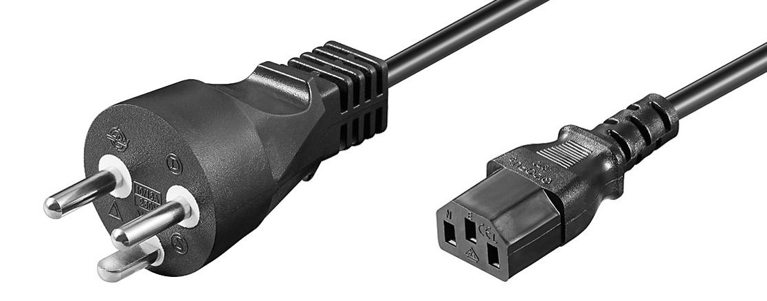 Microconnect PE1204100R power cable Black 10 m Power plug type K C13 c