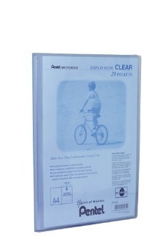 Pentel Display Book Clear personal organizer Blue