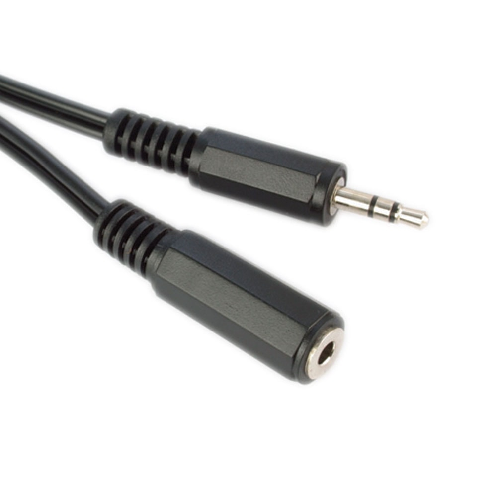 Videk 3.5mm Stereo Jack Plug to Socket Cable 2m