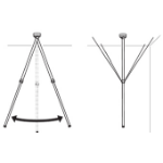 Axis Fixation télescopique au plafond T91B50