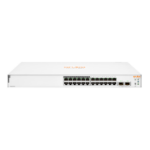 Hewlett Packard Enterprise Aruba Instant On 1830 24G 12p Class4 PoE 2SFP 195W Managed L2 Gigabit Ethernet (10/100/1000) Power over Ethernet (PoE) 1U