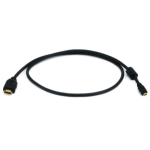 Monoprice 7556 HDMI cable 35.8" (0.91 m) HDMI Type D (Micro) HDMI Type A (Standard) Black