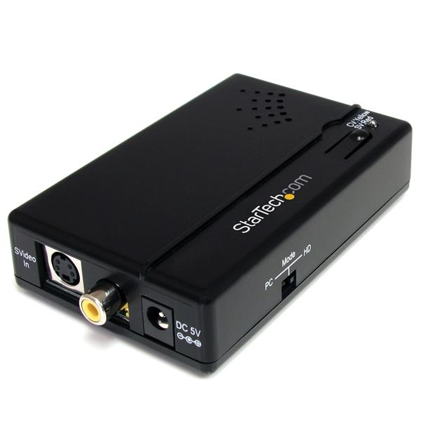 Image of StarTech.com Composite and S-Video to HDMI Converter with Audio