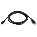 Monoprice USB 2.0, 1.8288m, M/M USB cable 72" (1.83 m) USB A Micro-USB A Black