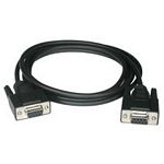 C2G 5m DB9 F/F Modem Cable serial cable Black