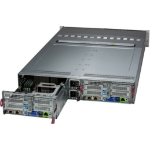 Supermicro BigTwin SuperServer 621BT-DNC8R - 2 nodes - cluster - rack-mountable - 2U - 2-way - no CPU up to - RAM 0 GB 3.5" bay(s) - no HDD - monitor: none - black front, silver body