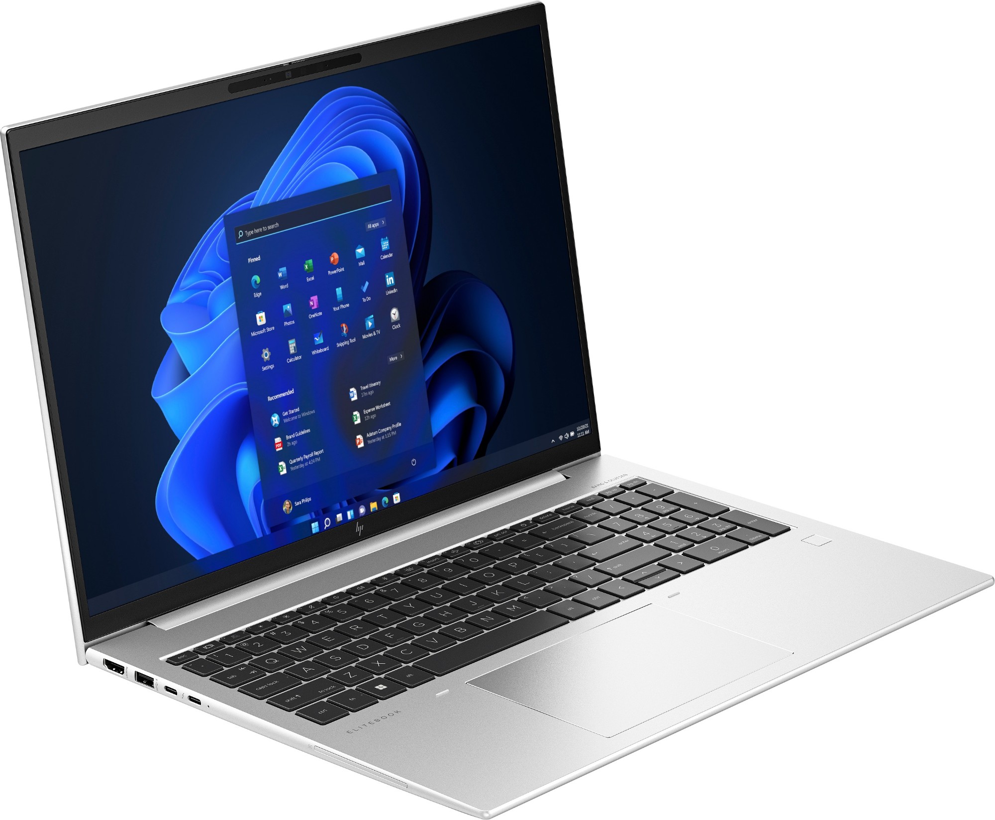HP EliteBook 860 16 G10 Laptop 40.6 cm (16") 2.8K Intel® Core™ i7 i7-1360P 32 GB DDR5-SDRAM 1 TB SSD Wi-Fi 6E (802.11ax) Windows 11 Pro Silver