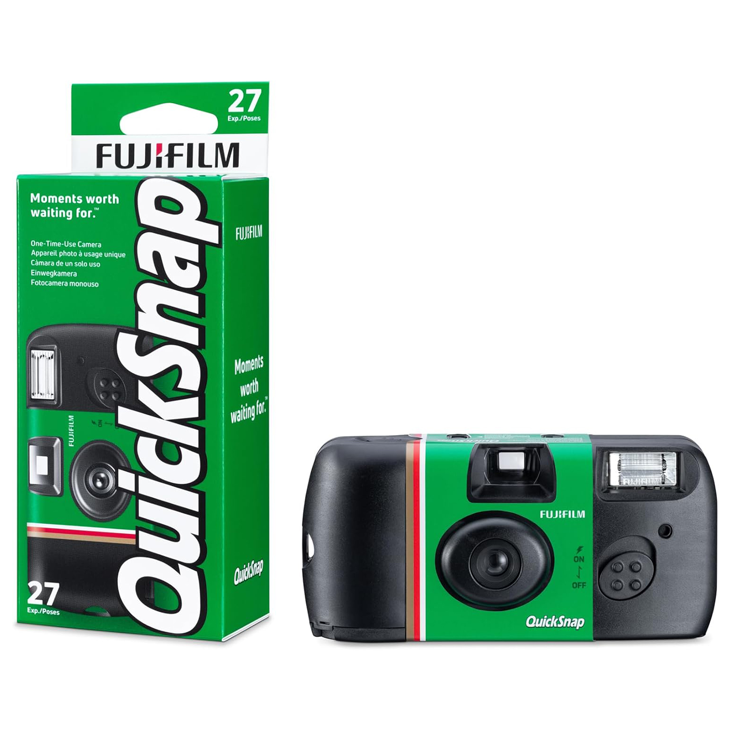Fujifilm Light Quicksnap Single Use Camera 27 Shots Iso400 35Mm Colour Film